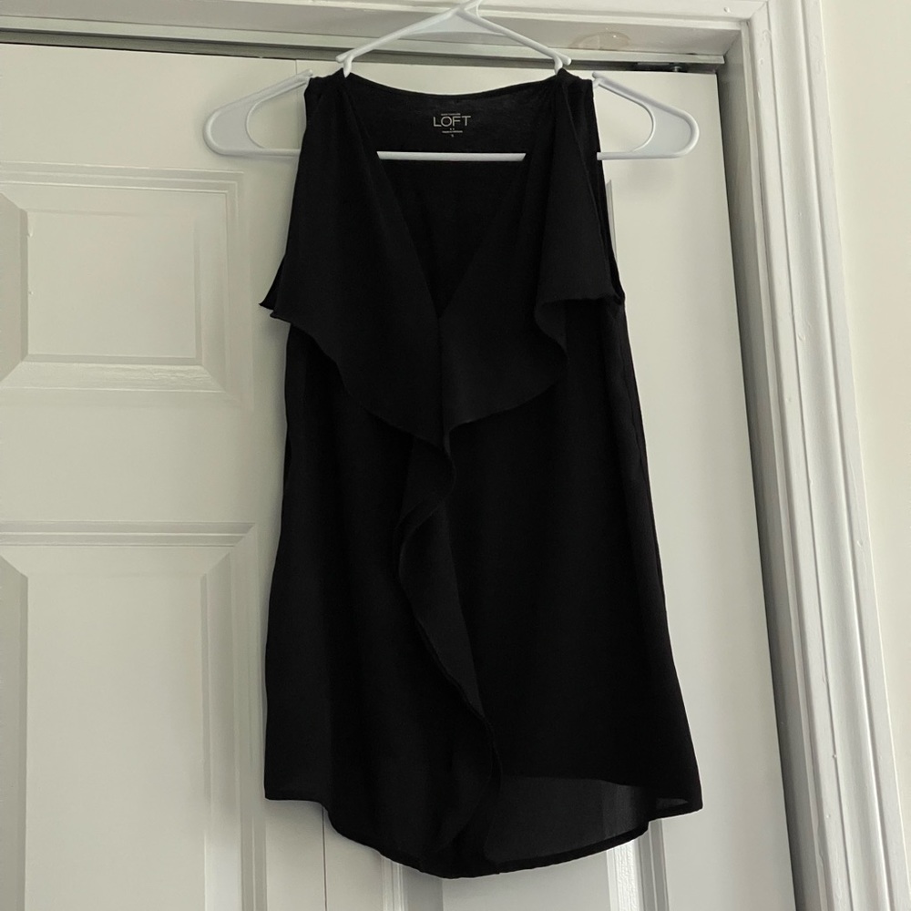 Loft black tank top